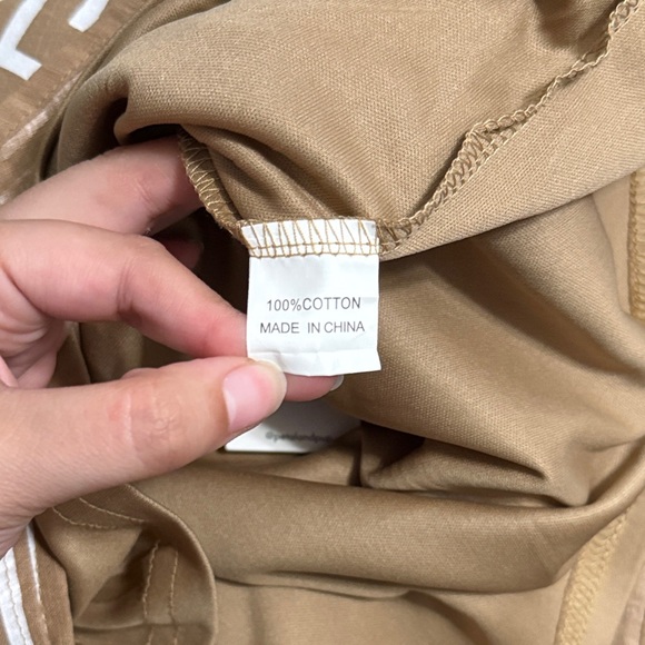 NWT Petal & Pup Lila Tan Mini Faux Wrap Skirt Grecian Summer Vacation Resort - Picture 6 of 6